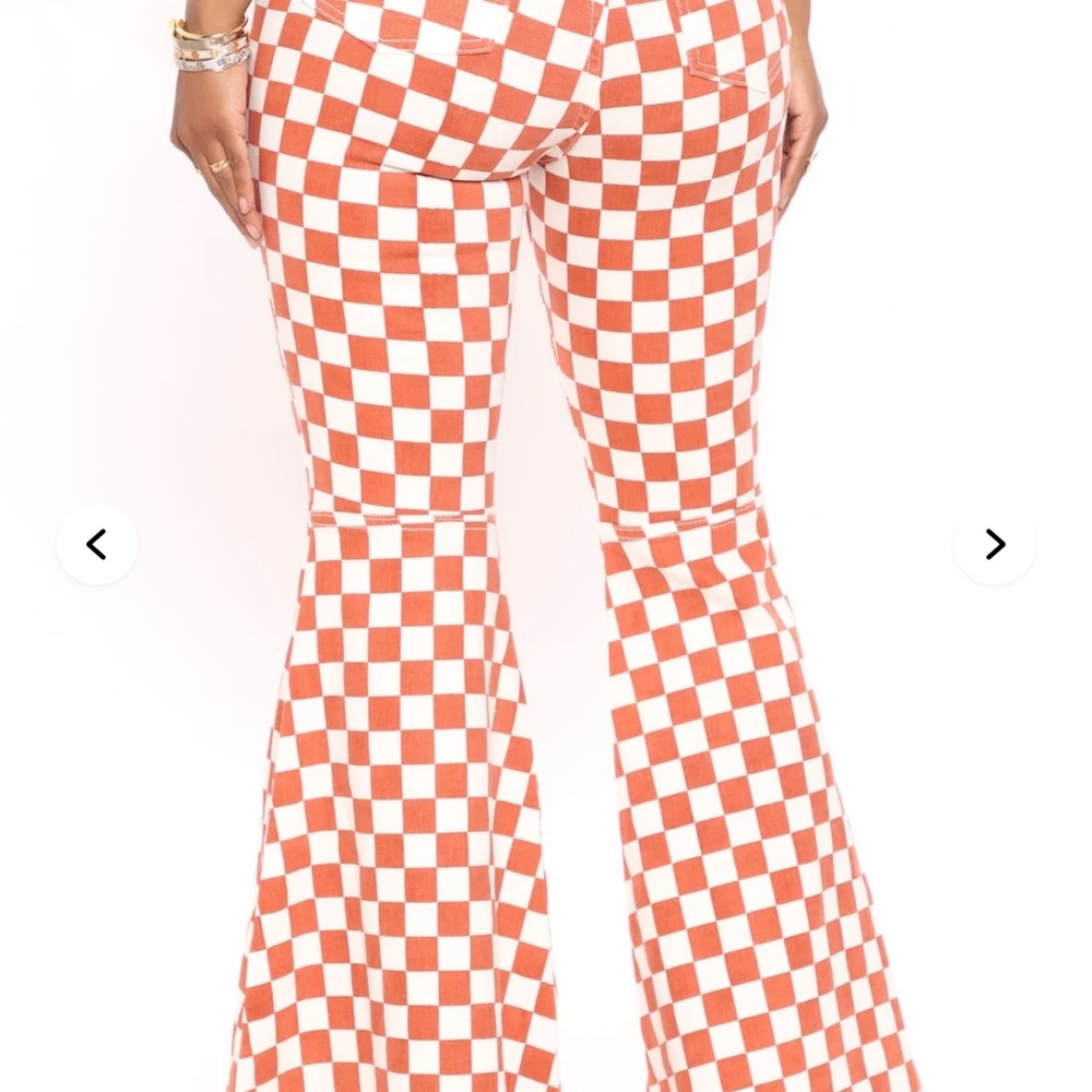 Big Race Extreme Flare Leg Jeans - Rust